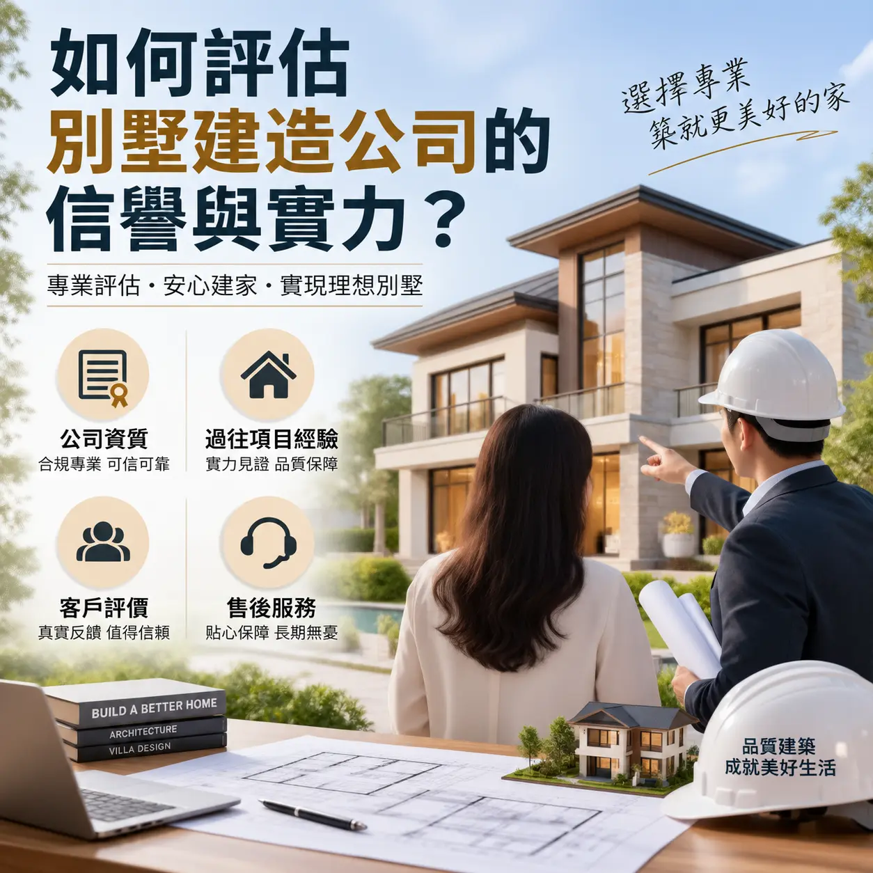 如何评估 花溪 别墅建造公司的信誉与实力？