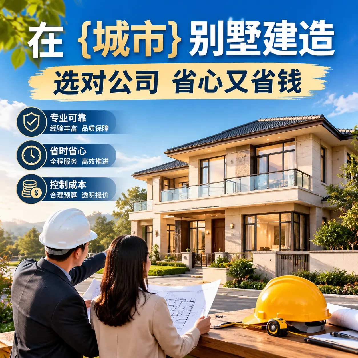 在 花溪 别墅建造，选对公司省心又省钱