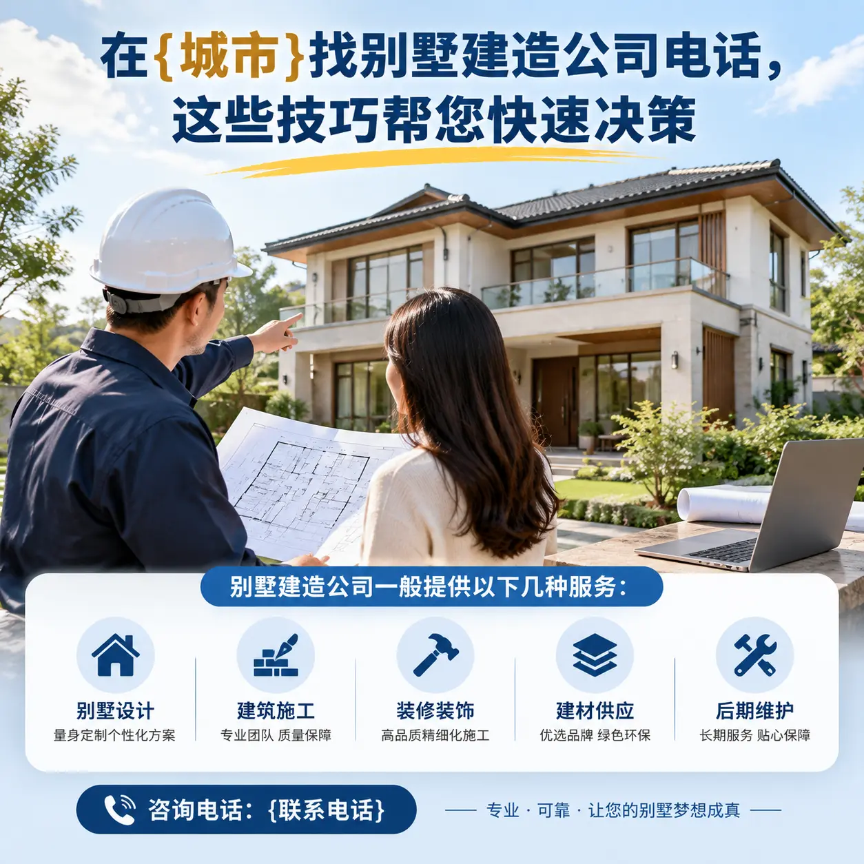 在花溪找别墅建造公司电话,这些技巧帮您快速决策