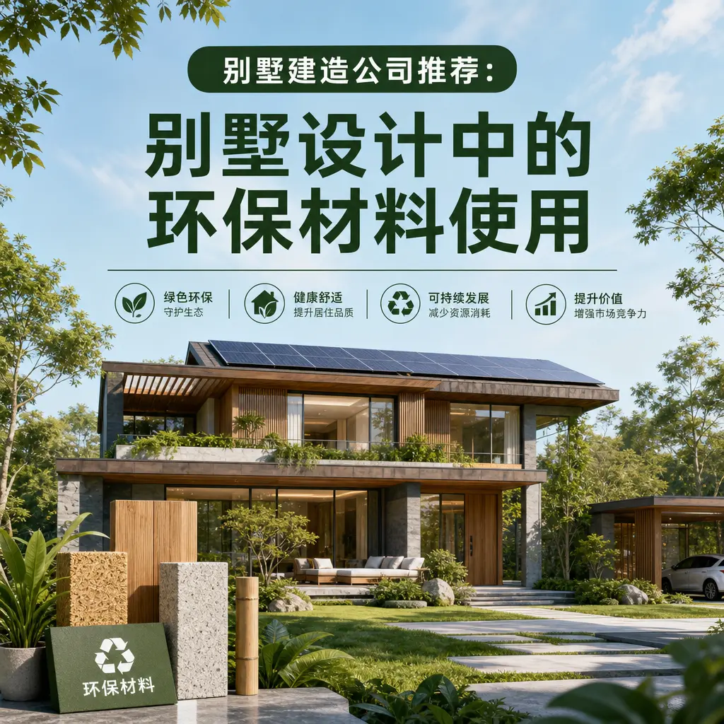 别墅建造公司推荐: 花溪 别墅设计中的环保材料使用