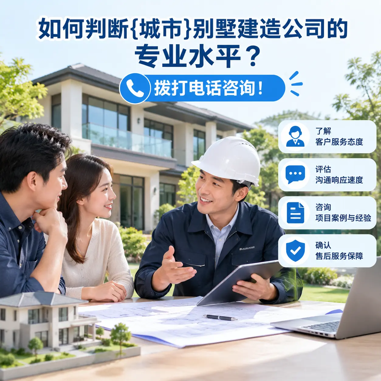 如何判断花溪别墅建造公司的专业水平？拨打电话咨询！